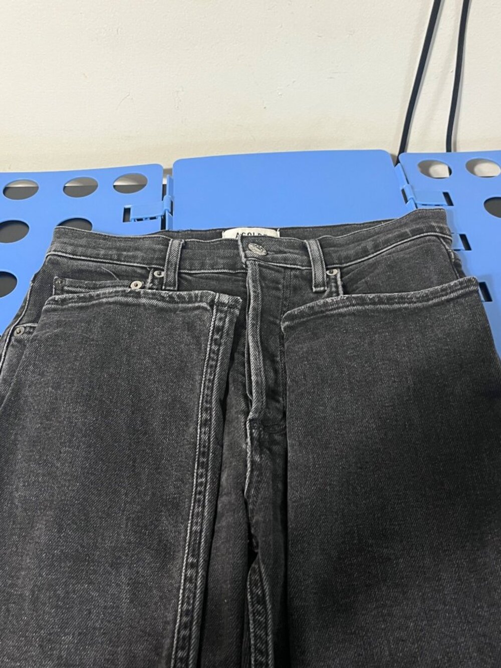 AGOLDE Riley High Rise Straight Crop Jeans Size 25 - Picture 8 of 14